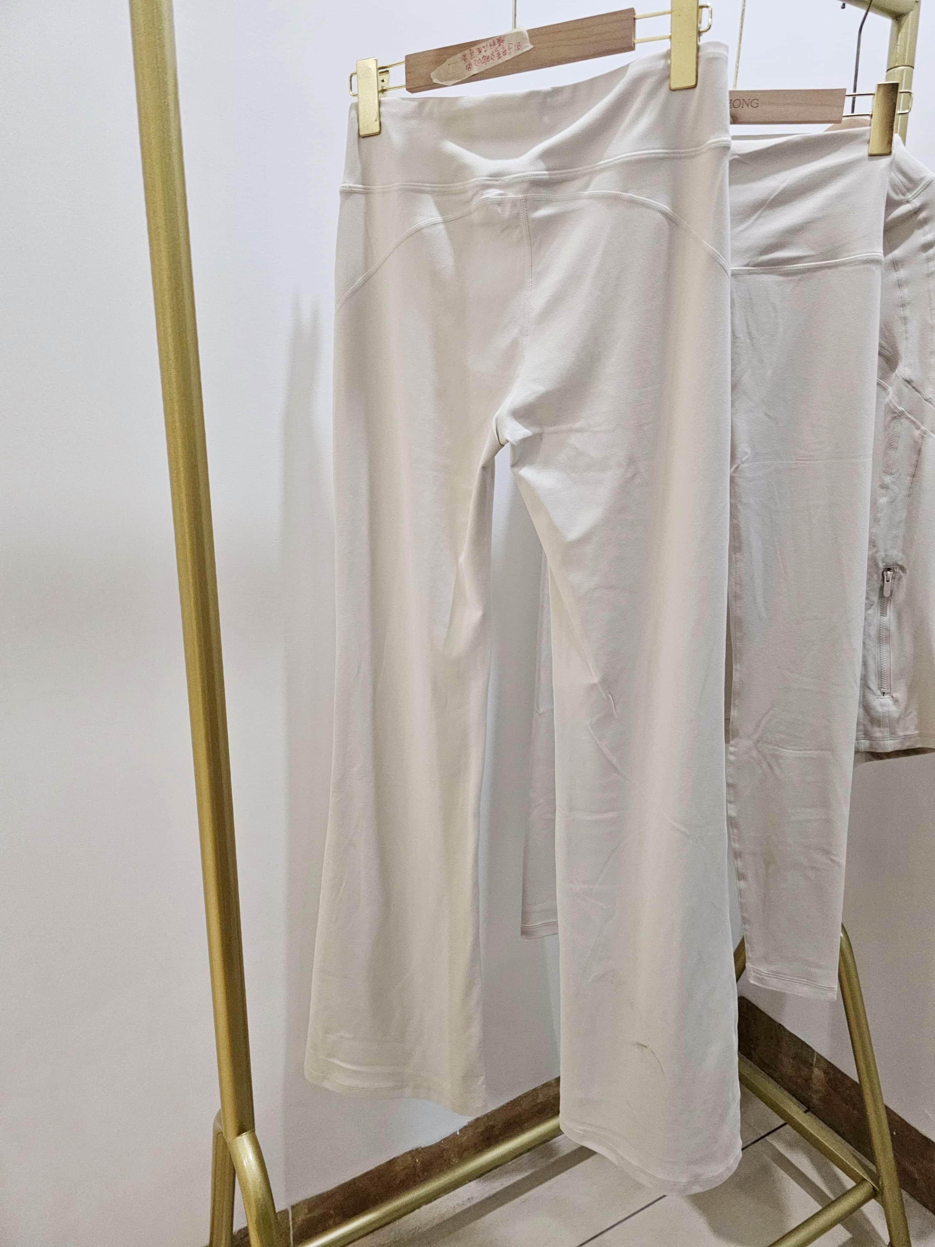 Brushed Fabric Wide Leg Yoga Outfit